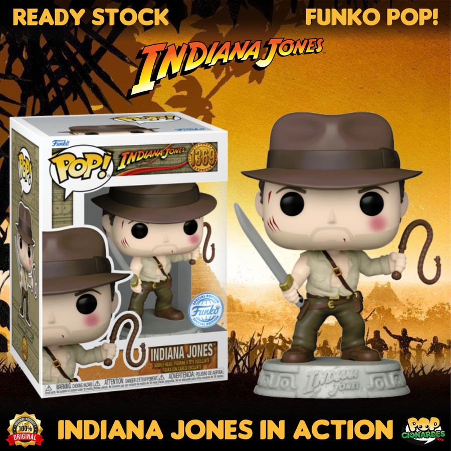 Funko POP Movies - Indiana Jones - Indiana Jones in Action #1369