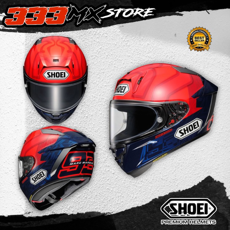HELM SHOEI X15 MARC MARQUEZ 7 X-FIFTEEN HELM MOTOR SHOEI ORIGINAL