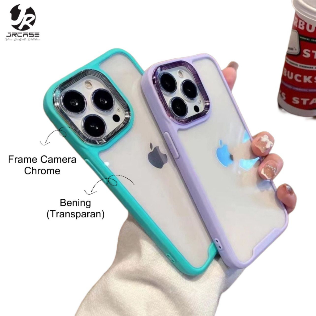 JRCASE Softcase Bening Candy Chrome iPhone 13 Pro Max 12 PRO MAX 11 PRO MAX XR X XS MAX 7 7+ 8 8+ SE