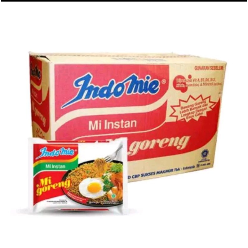 

indomie goreng 1 karton (40pcs) murah diskon
