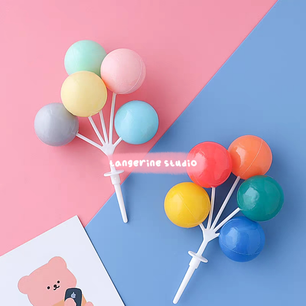 Cake Topper / Topper Balon / Korean Cake Topper