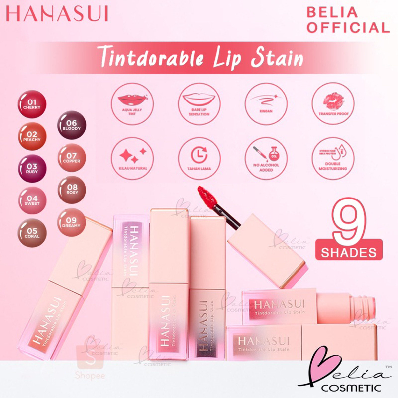 HANASUI Tintdorable Lip Stain | Lip Tint | Liptint lipstick