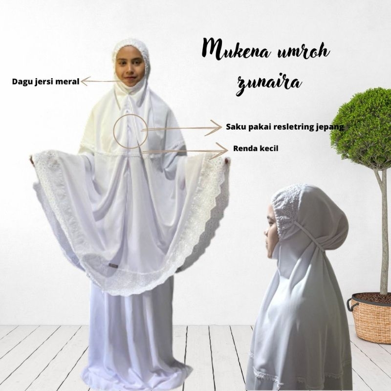 mukena umroh Zunaira prem