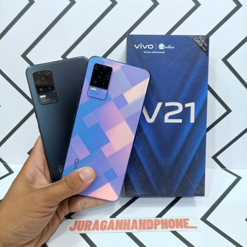 Vivo V21 8/256GB Hp Second Seken Bekas Fullset