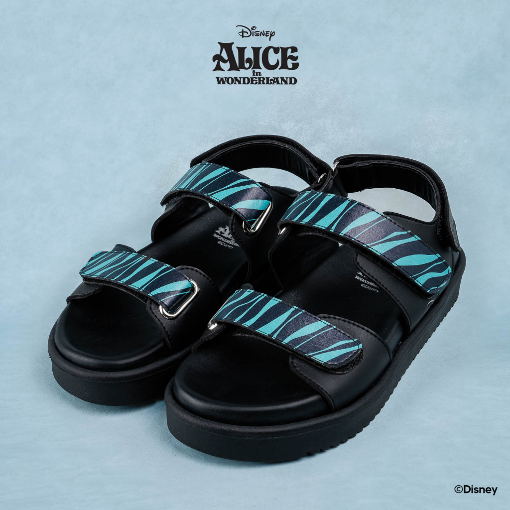 [PREMIUM LOKAL BRAND] KRONIKEL PROJECT // DISNEY ALICE SANDALS CAT BLACK