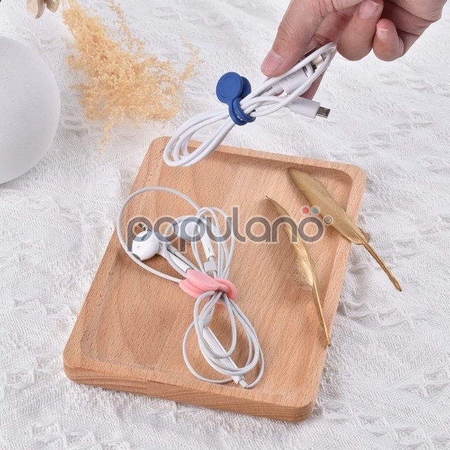 Pengikat Kabel Charger Penggulung Tali Magnet Cord Holder Magnetic Cable Winder