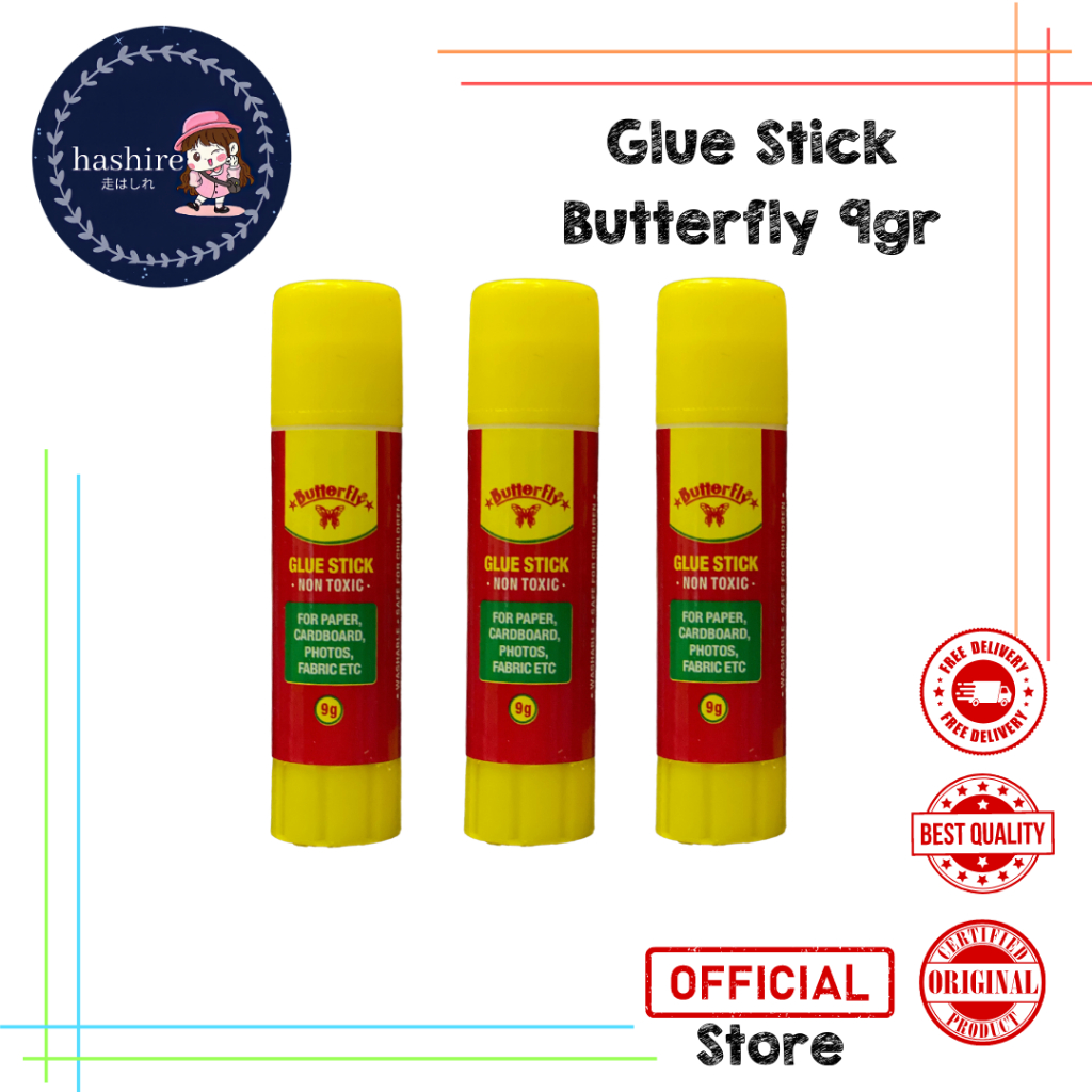 

Butterfly Glue Stick 9 GR / Lem Kertas