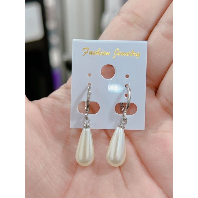 Anting jepit xuping mutiara silver