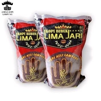 

Kopi Bubuk Lampung Asli Pringsewu , Lima Jari 200gr