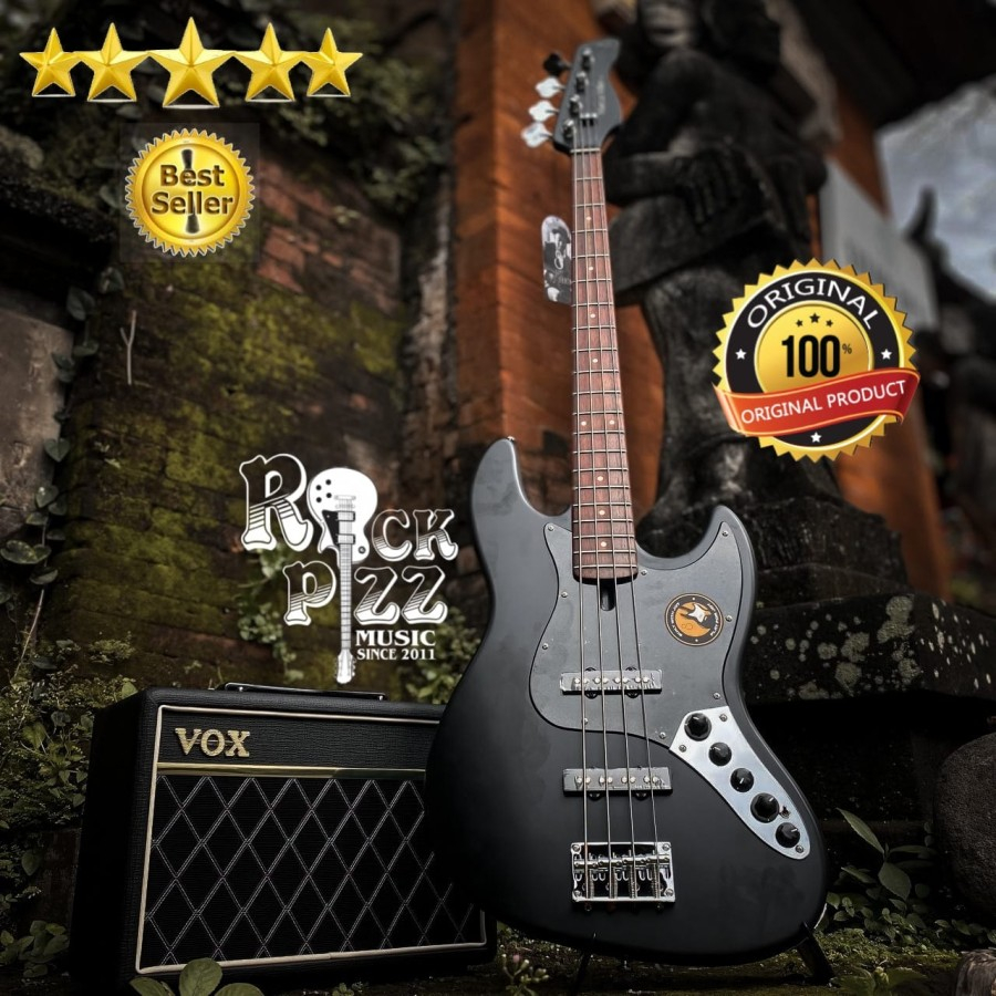 SIRE MARCUS MILLER V-3 V3 V 3 4-STRING, ELECTRIC BASS, BLACK SATIN