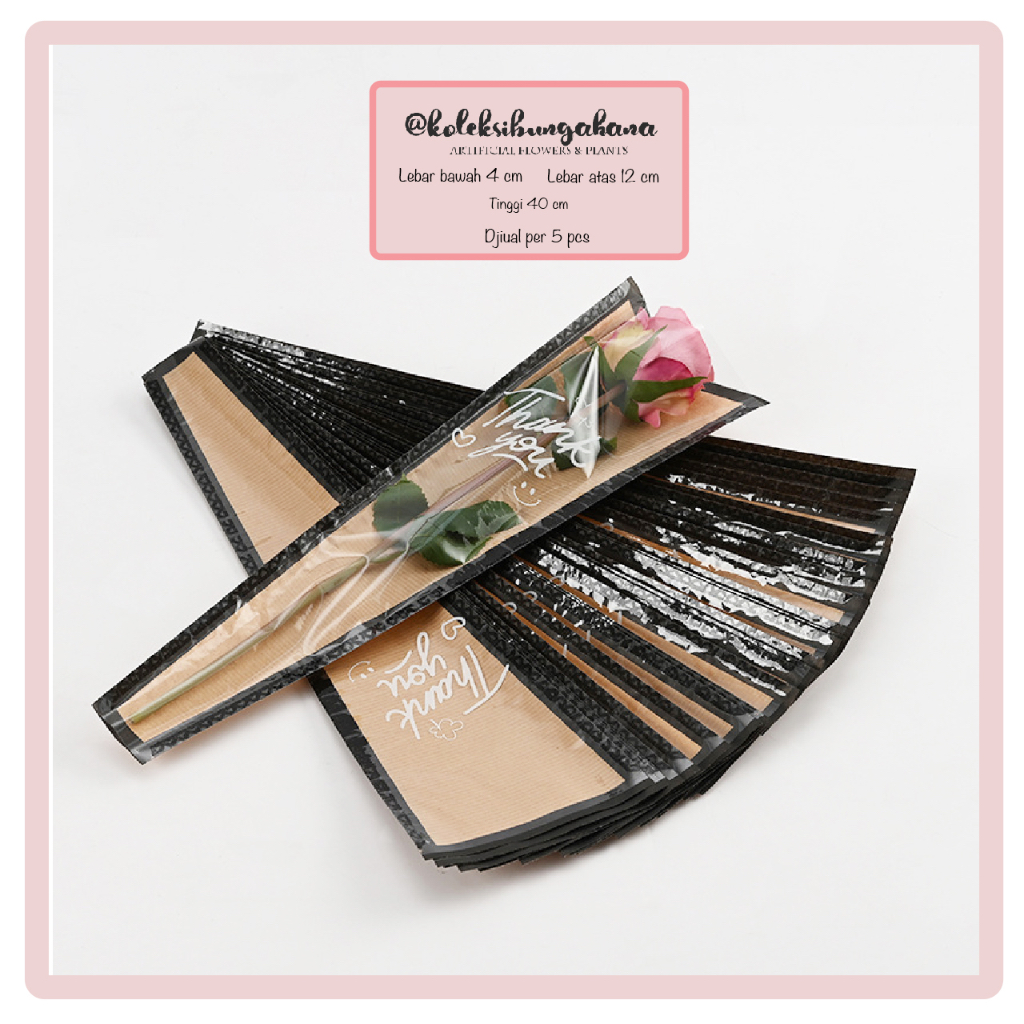 

plastik buket bunga artificial pembungkus bouquet