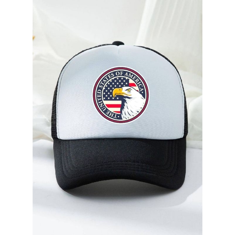 TOPI AMERIKA TRUCKER / TOPI OUTDOR / TOPI JARING KEREN / TOPI PRIA DAN WANITA