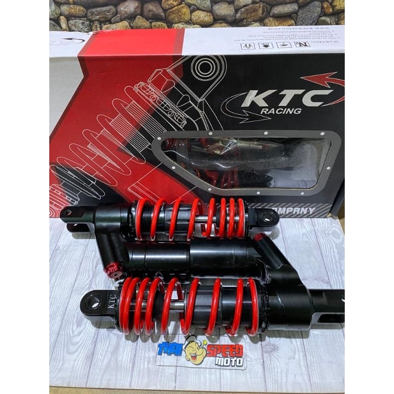 SHOCK BELAKANG TABUNG BAWAH KLIK FUNGSI KTC RACING 280MM NOUVO