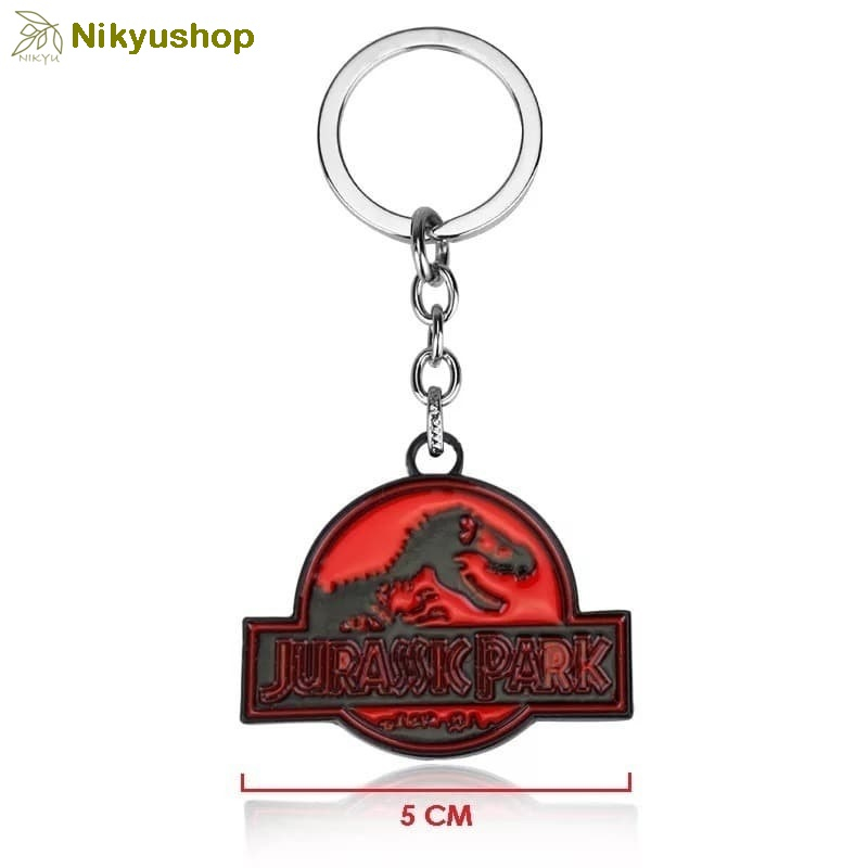 [Nikyushop] Gantungan Kunci Keychain Dinosaurus Jurassic Park