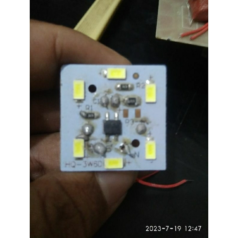 Lampu Pcb led 3 wat 220v
