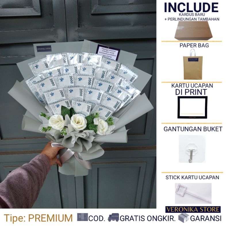 BUKET UANG HALAL NON RIBA – AURORALY - BUCKET UANG  - MONEY BOUQUET ULANG TAHUN - BUKET JAJANAN BUKE