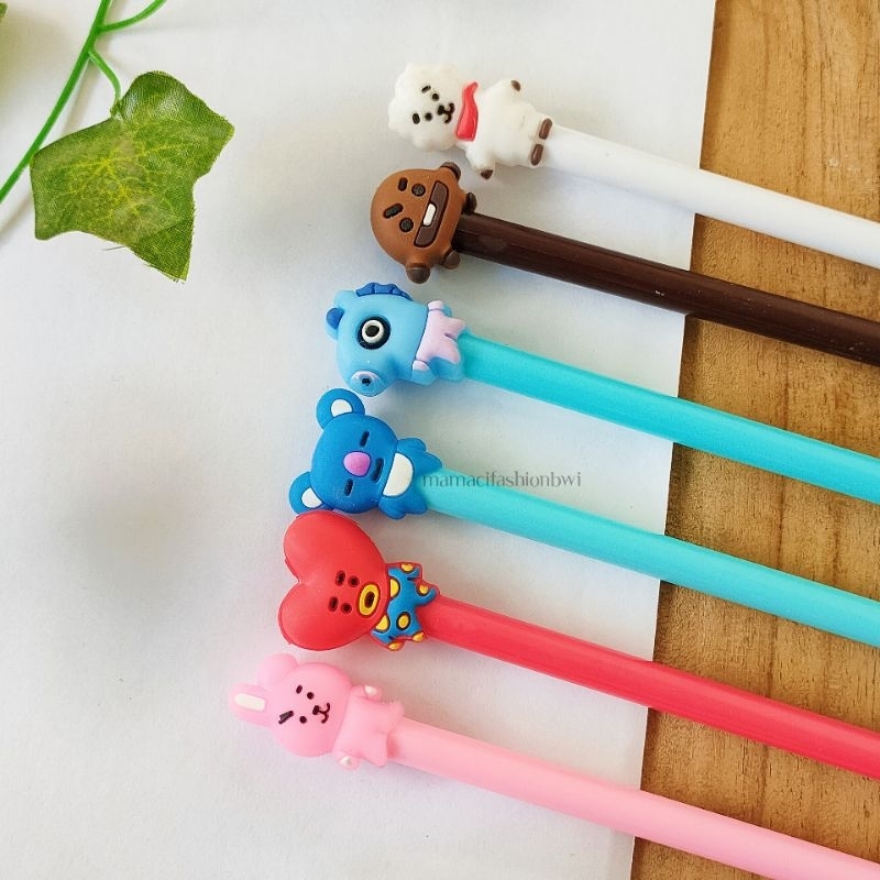 

Pulpen Gel Bt21 Karakter