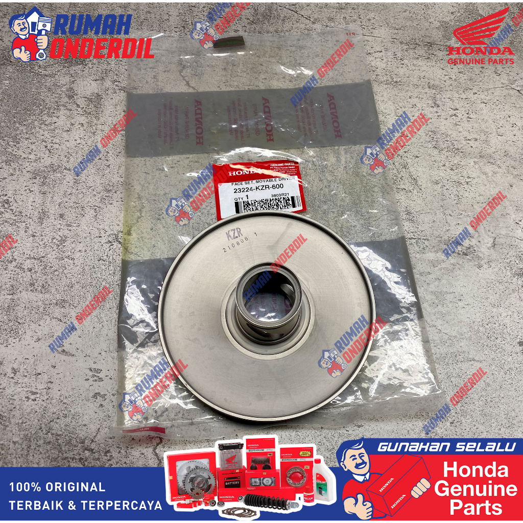 PULLEY BELAKANG PULLEY CEWEK VARIO 125 23224-KZR-600 ORIGINAL HONDA