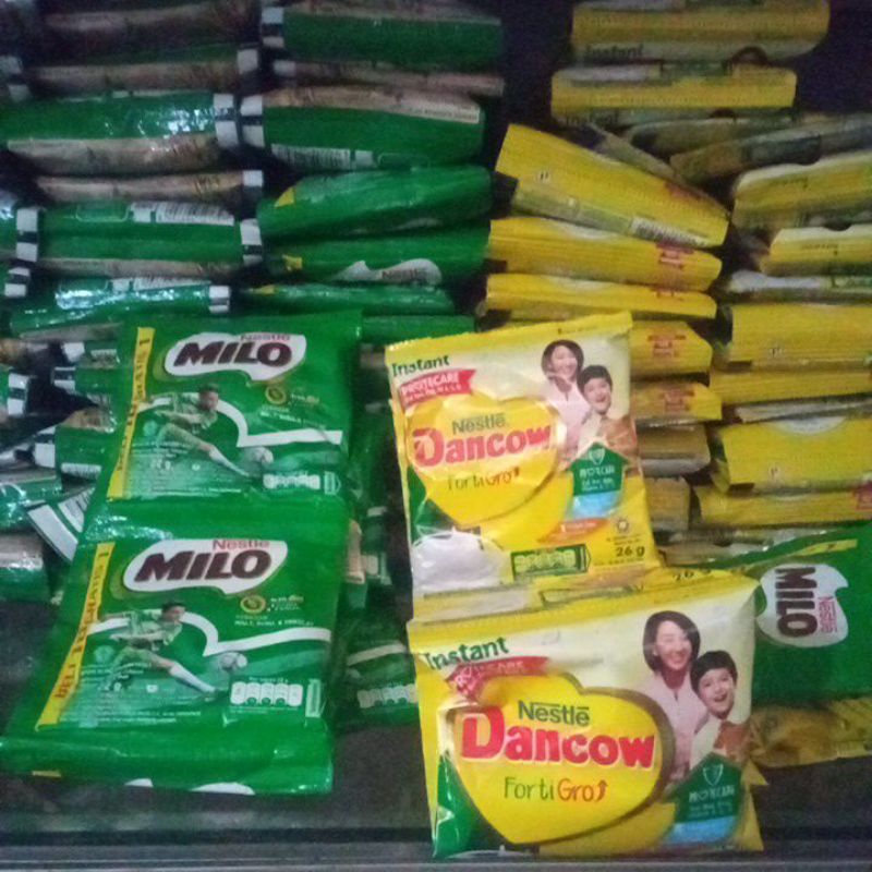 

susu renceng dancow milo renteng