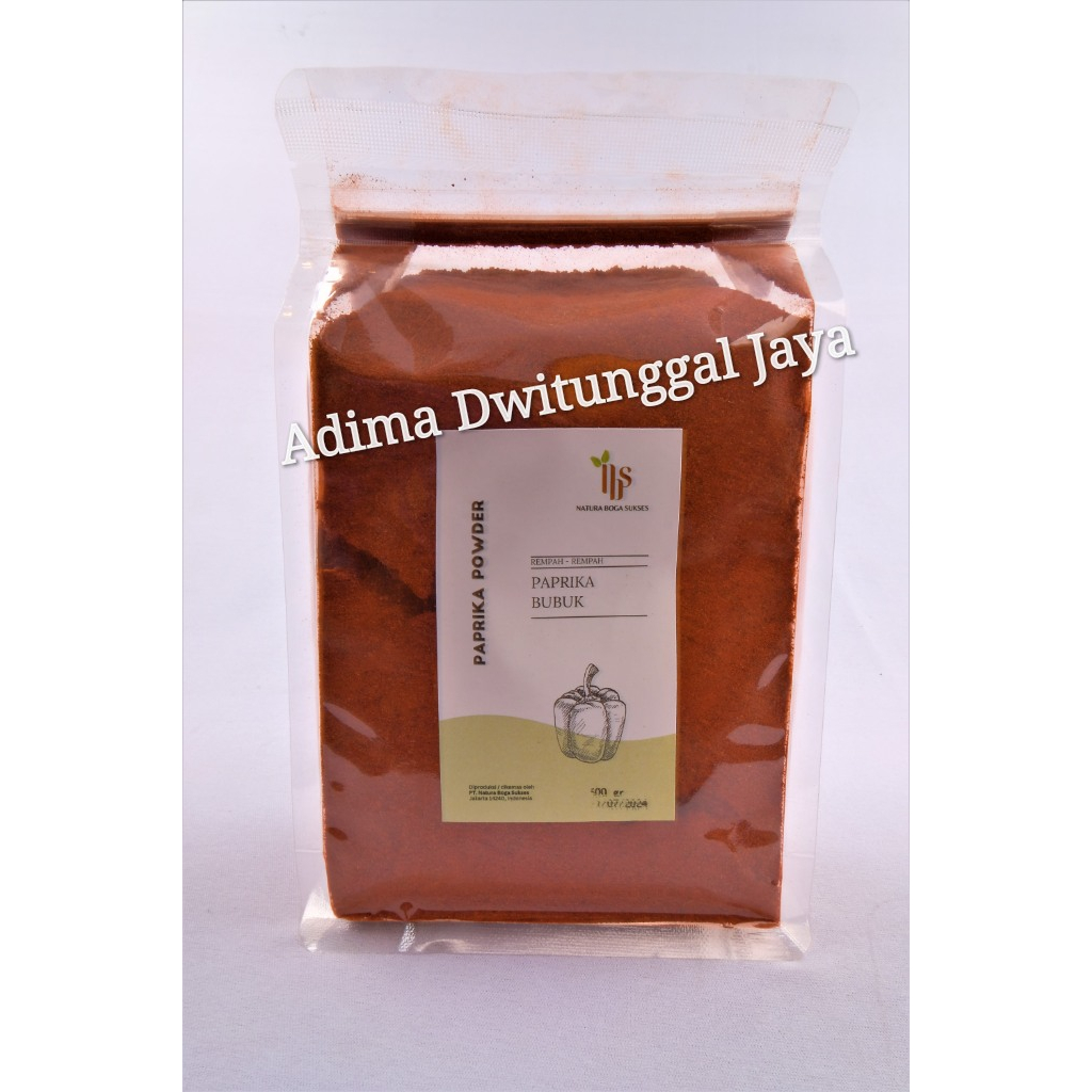 

Natura Boga Sukses Paprika Powder / Bubuk Paprika 500gr