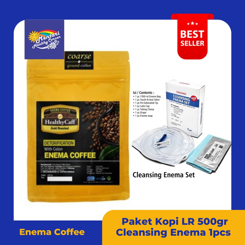 

Paket Kopi Enema Organik Healthy Caff Light Roast Gold 500gram & Cleansing Set 1 pcs