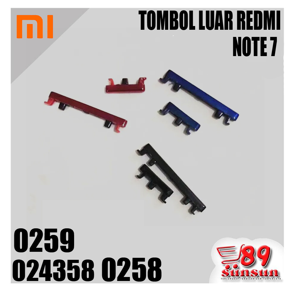 TOMBOL LUAR REDMI NOTE 7