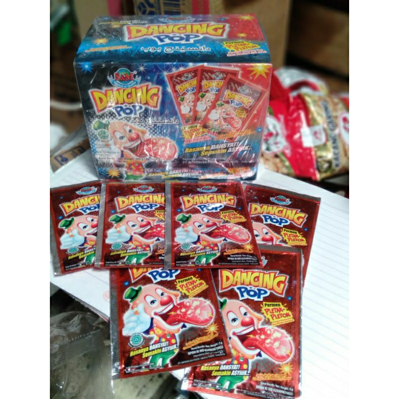 

permen dancing pop pletok dimulut isi 40 pcs