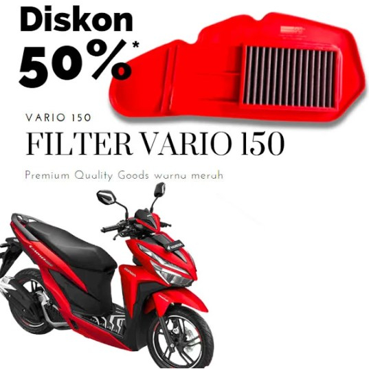 FILTER UDARA K&N VARIO 125 150 | FILTER VARIO | PENYARING UDARA VARIO | FILTER UDARA VARIO 150 125 N