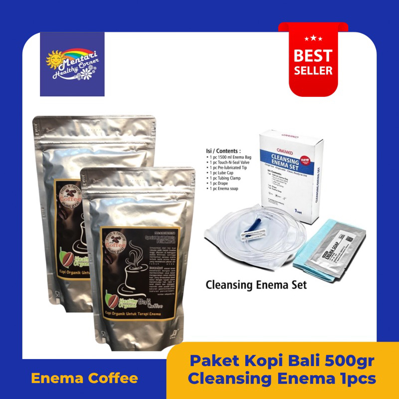

Kopi Enema Bali Dark / Medium Roast 500gram & Cleansing Set 1pcs