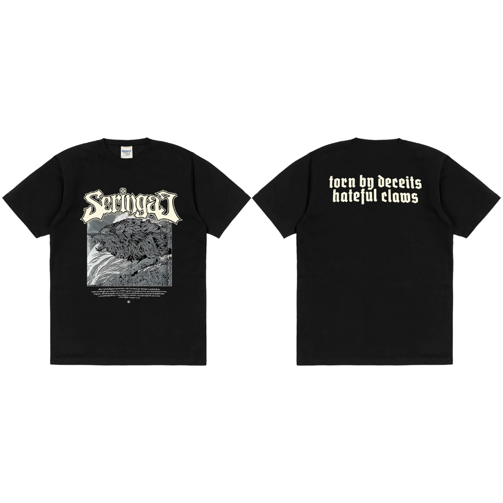 Skena T-shirt Band Seringai - Lone Wolf