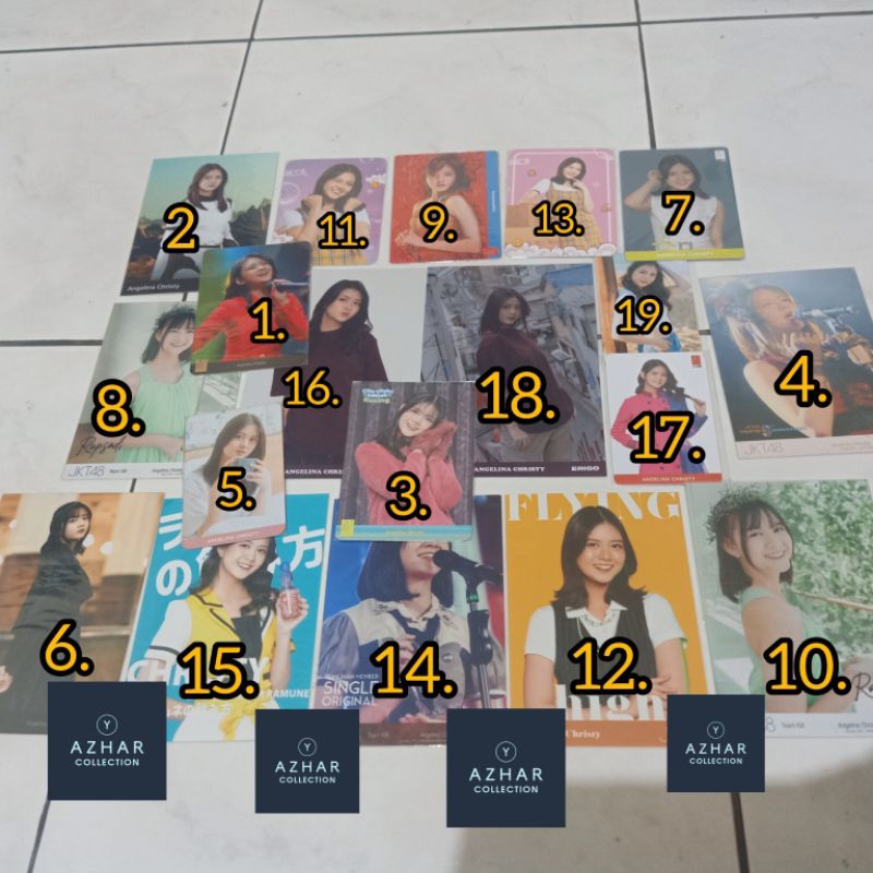 Set Photopack PP dan Photocard PC JKT48 Angelina Christy Official