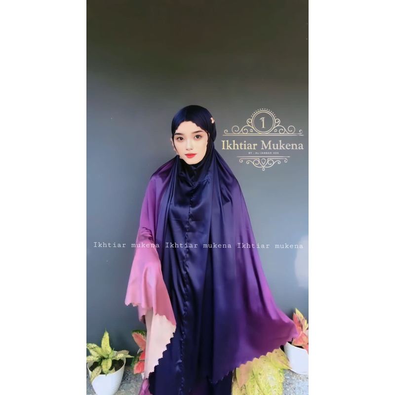 Mukena Armani Model Gradasi ikhtiar series