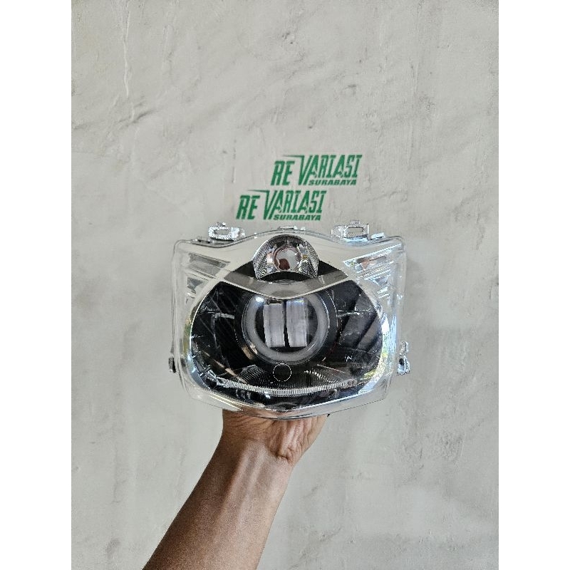 LAMPU DEPAN BEAT KARBU COSTUME DAYMAKER 2 MATA