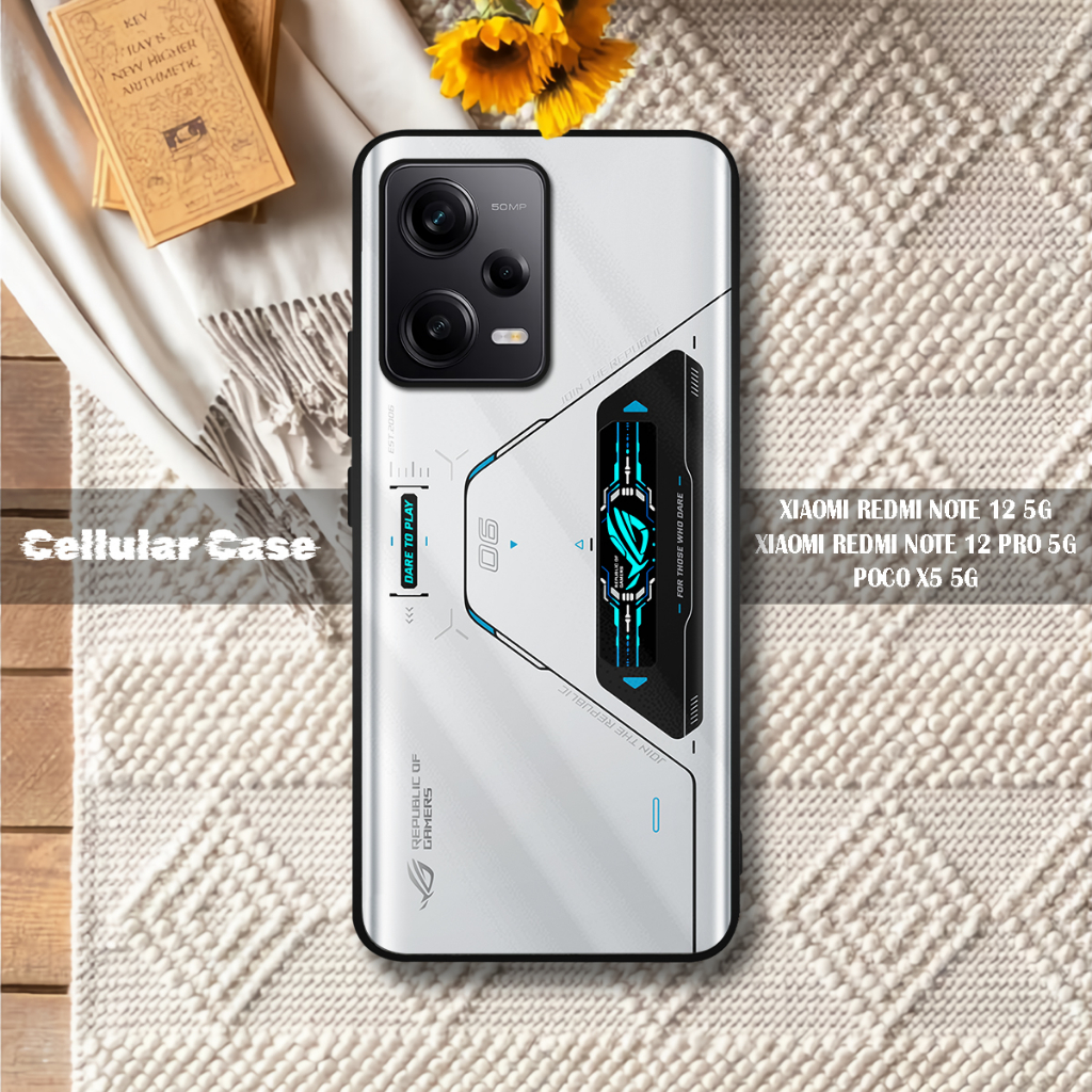 [CS42] Case Glossy Xiaomi Redmi Note 12 12Pro Poco F5 X5 Pro 5G | Casing HP Kilau Efek Kaca | Kesing