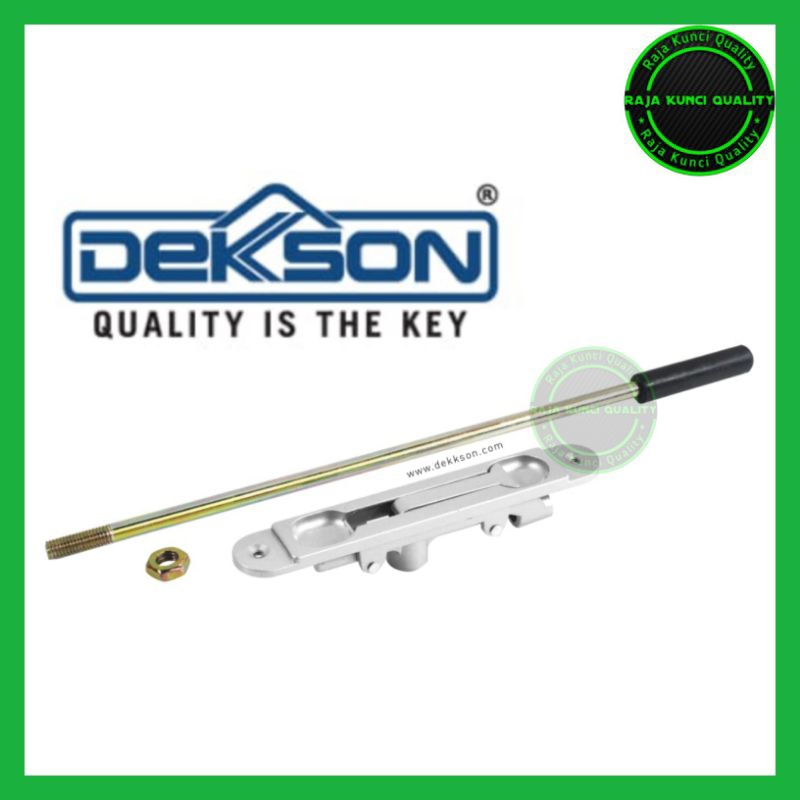 FLUSH BOLT GRENDEL TANAM PINTU ALUMINIUM DEKSON