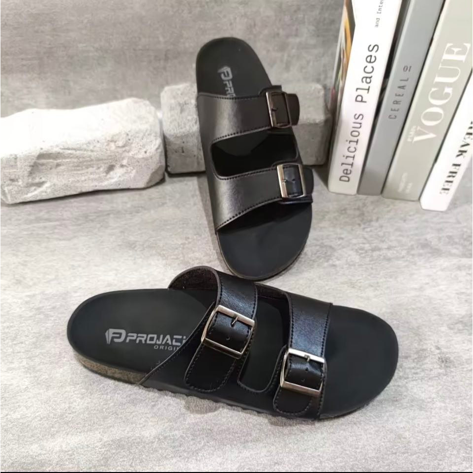 PROJACK SANDAL CASUAL KULIT PU PRIA/ SELOP REMAJA COWOK TERBARU