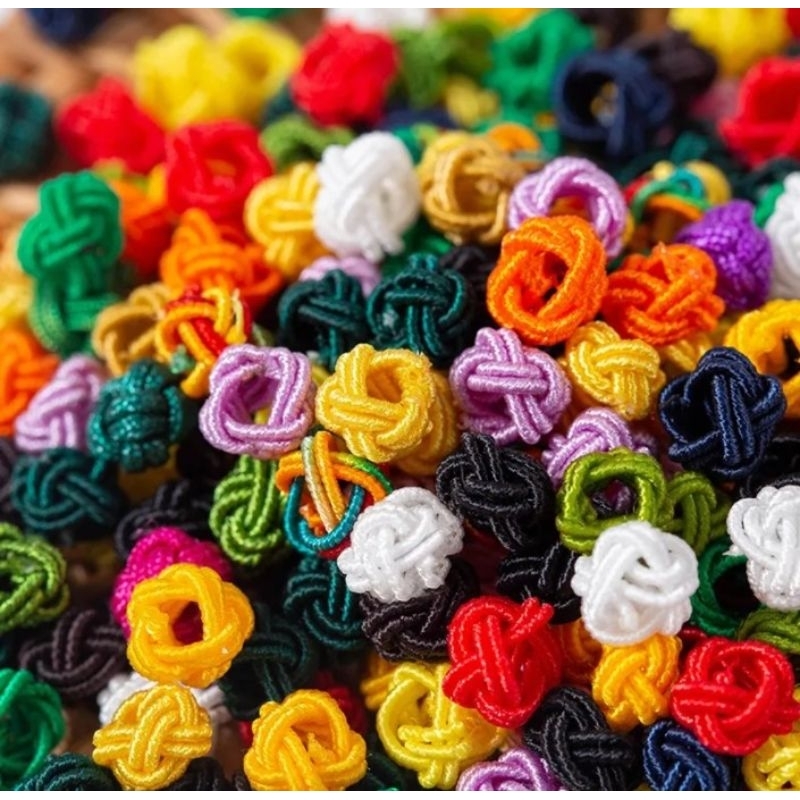 Pembatas Gelang Stopper Rajut Warna Warni