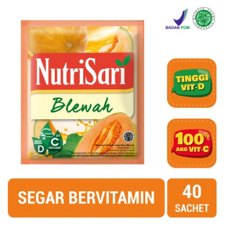 

NutriSari Blewah 40 Sachet - Minuman Buah Vitamin C