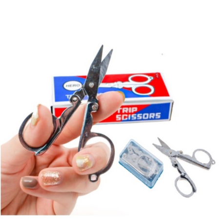 

Gunting Lipat Kecil Tajam Pemotong Scisors DIY Alat Potong Bahan Hero Trip Folding Scissors Stainless Steel Berkualitas Alat Peralatan Perlengkapan Rumah Tangga Potong Cut Cutter Kertas Karton Bufalo Kardus Box Paper Lembar Plastik Shopping Arena Malang