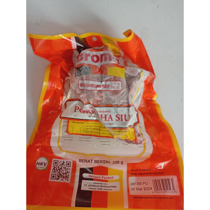 

babi panggang charsiu / babi merah charsiu 250gram