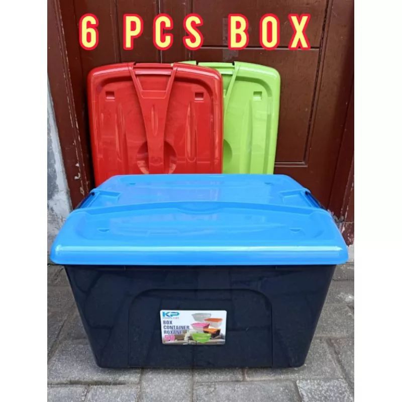 BOX CONTAINER 50 LITER 6 PCS