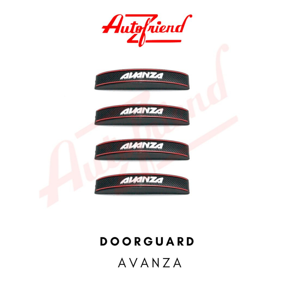 pelindung pintu mobil avanza 4 pcs doorguard avanza hitam putih aksesoris mobil avanza