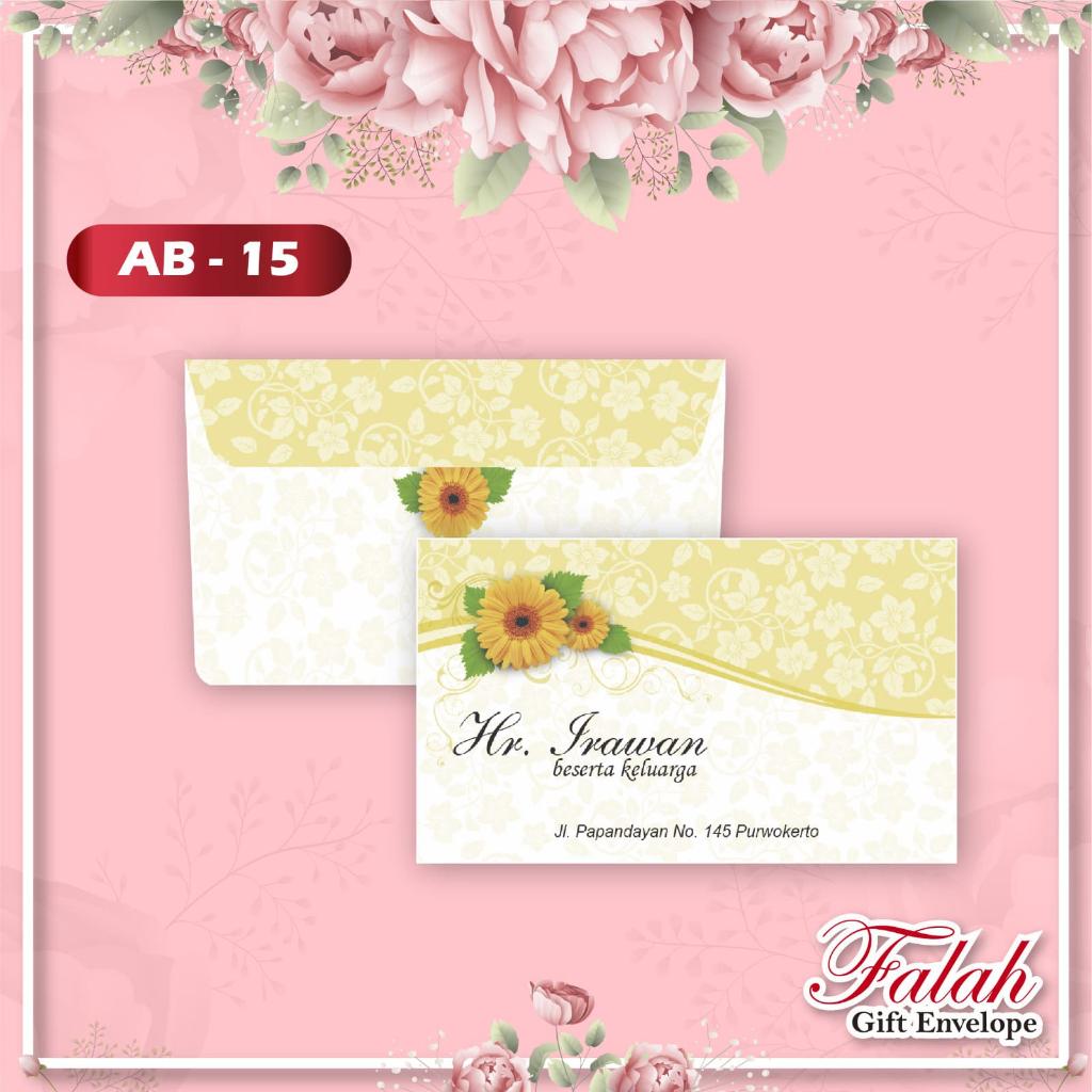 

Amplop FALAH AB 15 muat uang kertas harga termurah