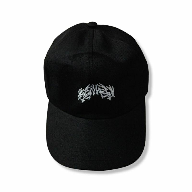 TOPI BASEBALL METAL BORDIR “FONT AKAR“ TOPI BAND METAL INDIE DISTRO (FREE ONGKIR, BISA COD)