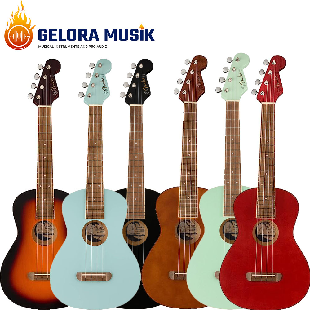 Ukulele Tenor Fender Avalon, Walnut FB,