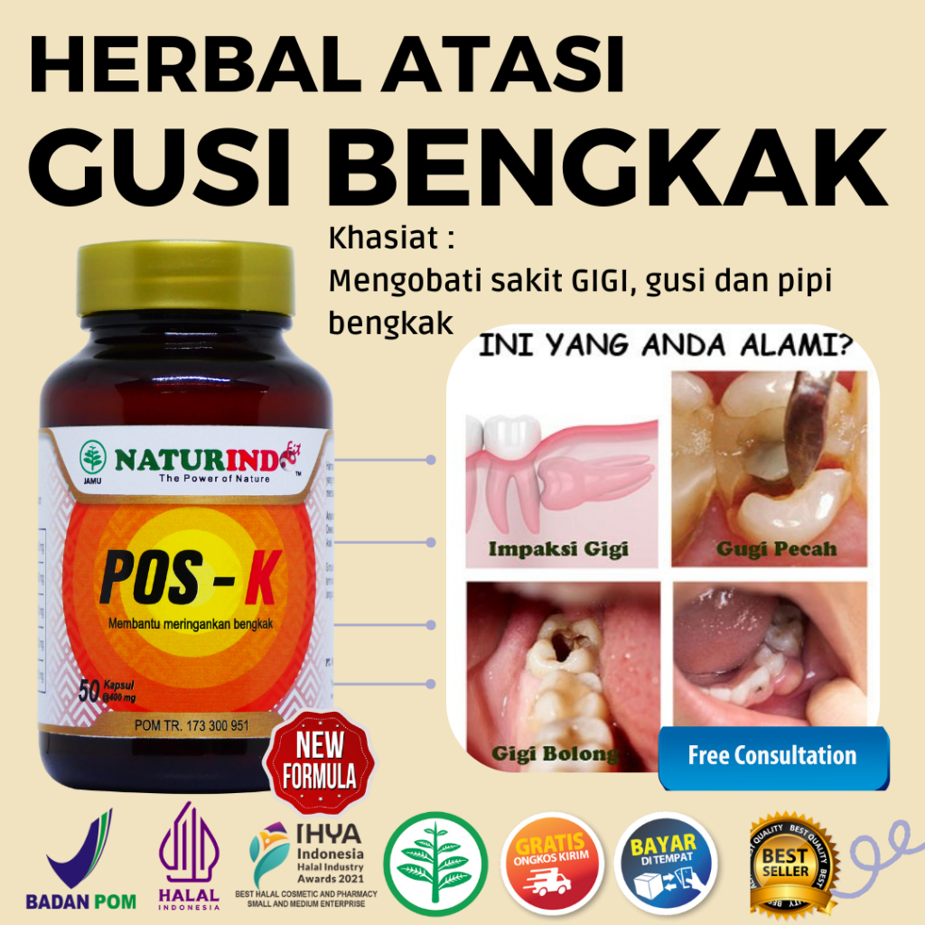 obat gusi bengkak sakit gigi bernanah berlubang berdarah nyeri infeksi pos k naturindo