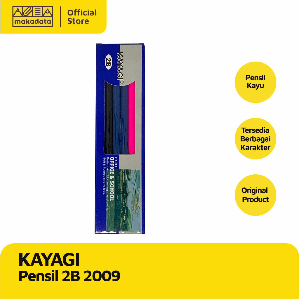 

PENCIL / PENSIL 2B KAYAGI 2009 (1 PAK) MURAH