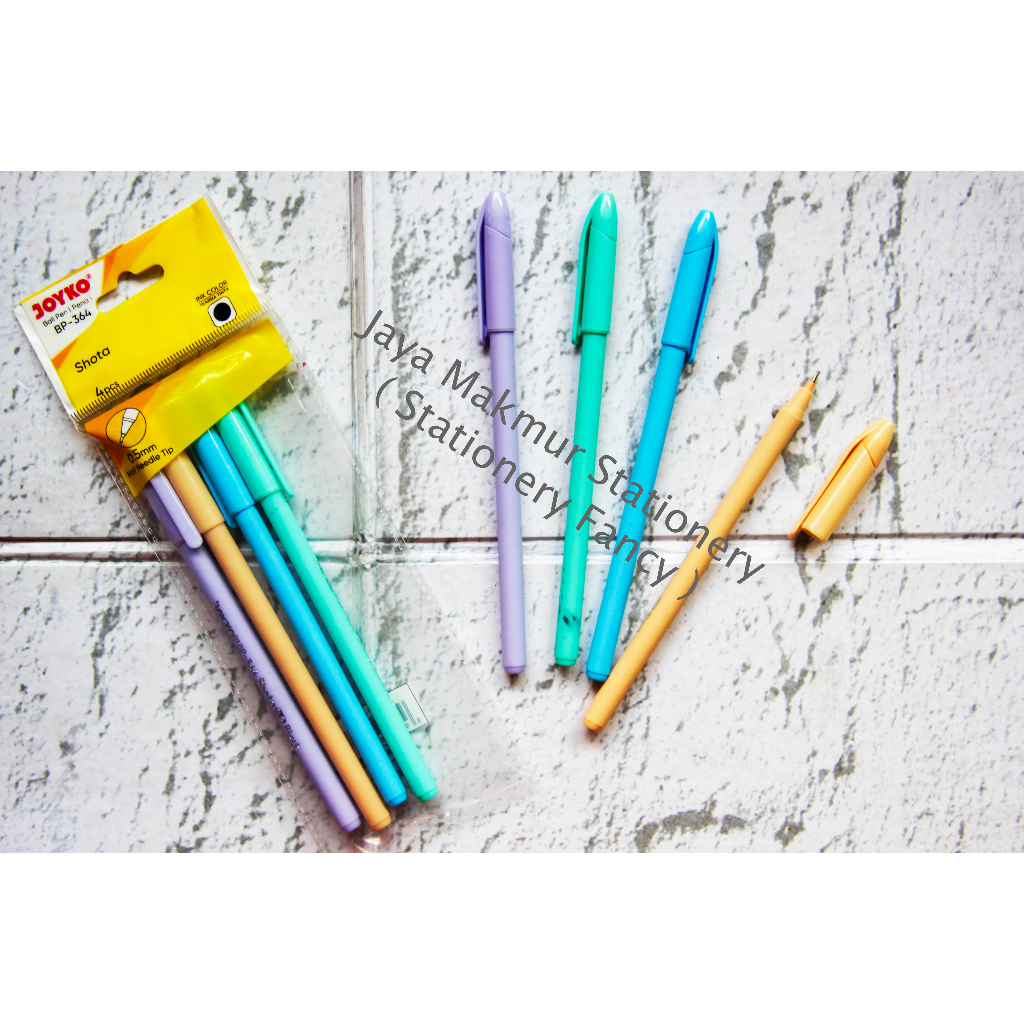 

Ball Pen Pulpen Pena Joyko BP-364 Shota 0.5 mm (4 pcs)