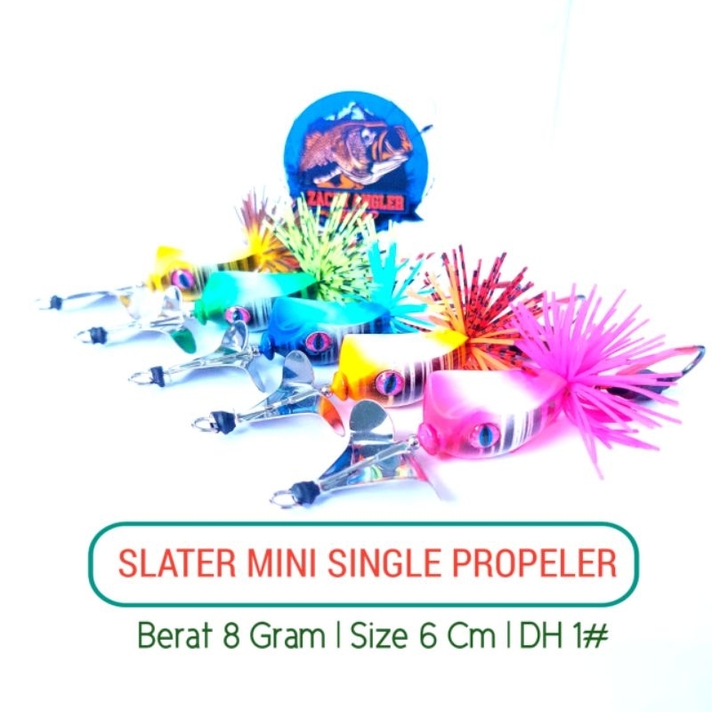 Slater Mini Buzzbait Propeler Umpan Casting Gabus
