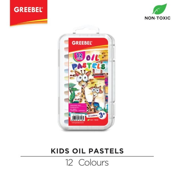 Greebel Oil Pastel Crayon / Krayon 12 / 18 / 24 / 36 / 48 / 55 Warna